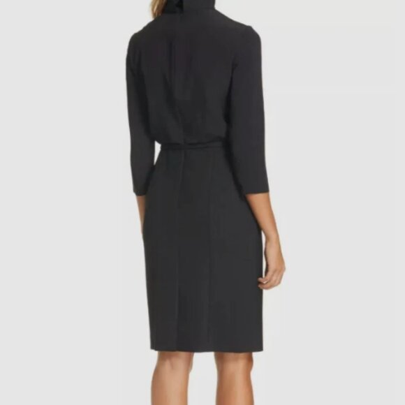 Hugo Boss DIETTE Mock Neck Long Sleeve Pencil Dress MSRP$695 German Luxury Brand - Picture 14 of 15